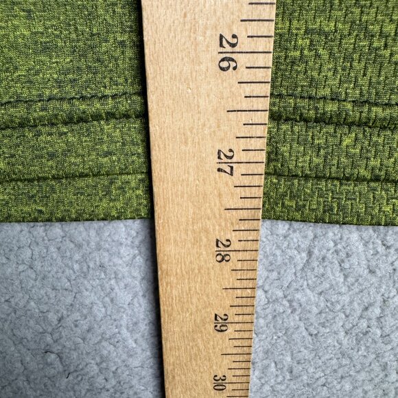 Prana Sweatshirt Mens Size Large Green 1/4 Zip pullover Lightweight Performance - Picture 7 of 11